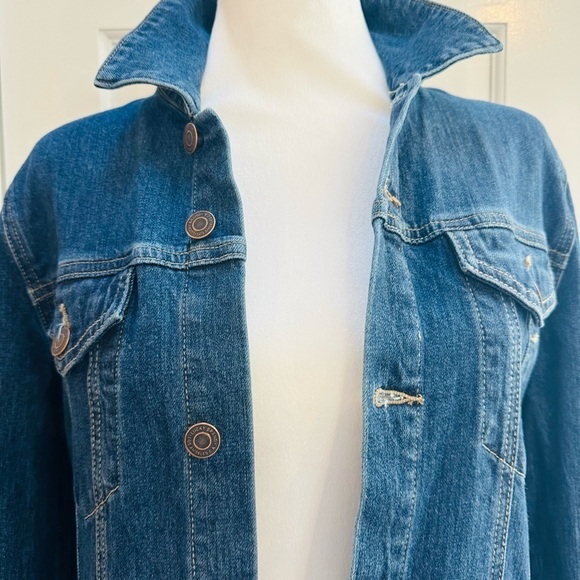 Lucky Brand long jean jacket, size M. - Picture 3 of 5